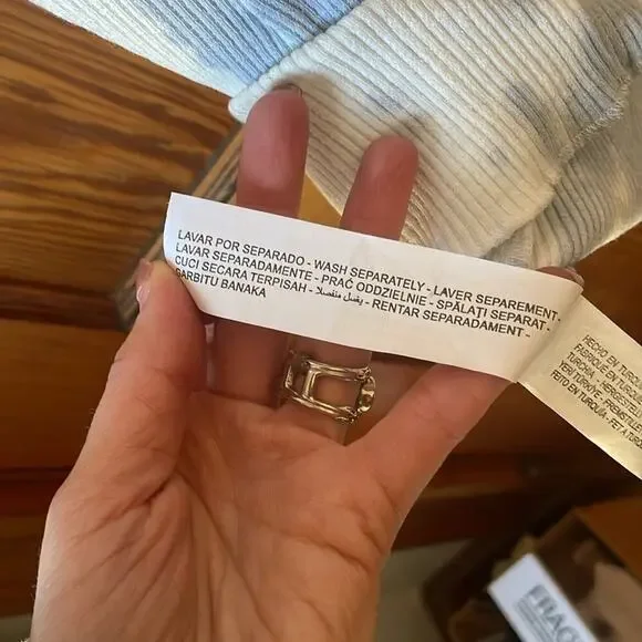 Zara Asymmetrical Ribbed Tie Dye Dress - Picture 10 of 11